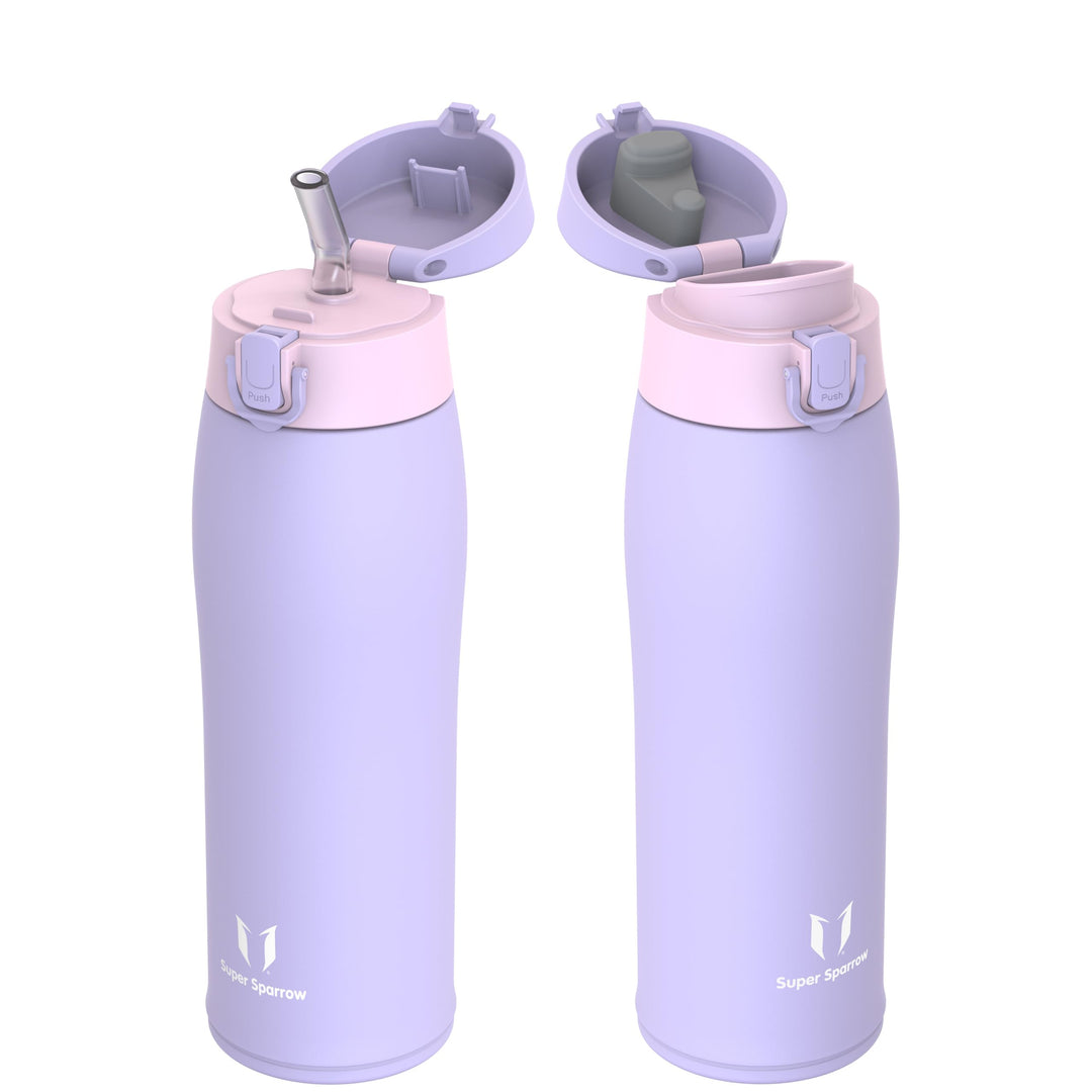 Super Sparrow Trinkflasche Edelstahl - Thermobecher - 350ml, 500ml, 750ml, 950ml - BPA-Frei Thermosf