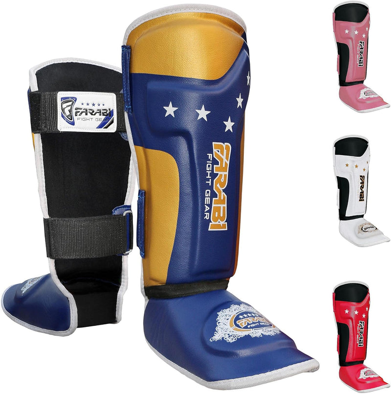 Farabi Sports Kinder schienbeinschoner Kickboxen shin Guards MMA, Muay Thai schienbeinschützer – Shi