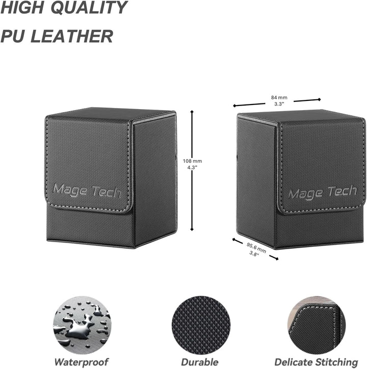 Mage Tech Adventurer [Hero] Modulare Deckbox - passt für 99 doppelt gesleevte Karten - Avatar-Halter
