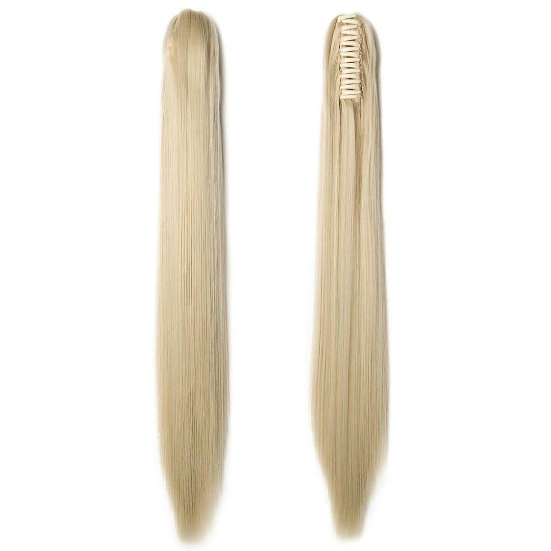 SEGO Ponytail Extension Pferdeschwanz Haarteil Haarverlängerung Zopf Hair Piece Haar Glatt Hitzebest