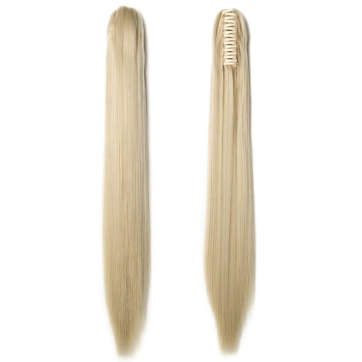 SEGO Ponytail Extension Pferdeschwanz Haarteil Haarverlängerung Zopf Hair Piece Haar Glatt Hitzebest