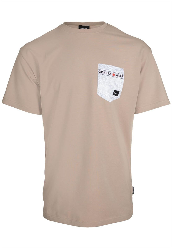 Gorilla Wear Dover Oversized T-Shirt - schwarz - hochwertig aus robustem und dehnbarem Stoff für Bod