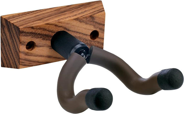PUNK Gitarren Wandhalter 3er Pack,Zebra Hartholz-Gitarren Ukulele Wandhalterung,Gitarren Kleiderbüge