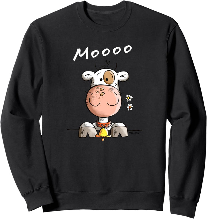 Lustige Muh Kuh I Kuhmotiv I Rind Comic Fun Sweatshirt