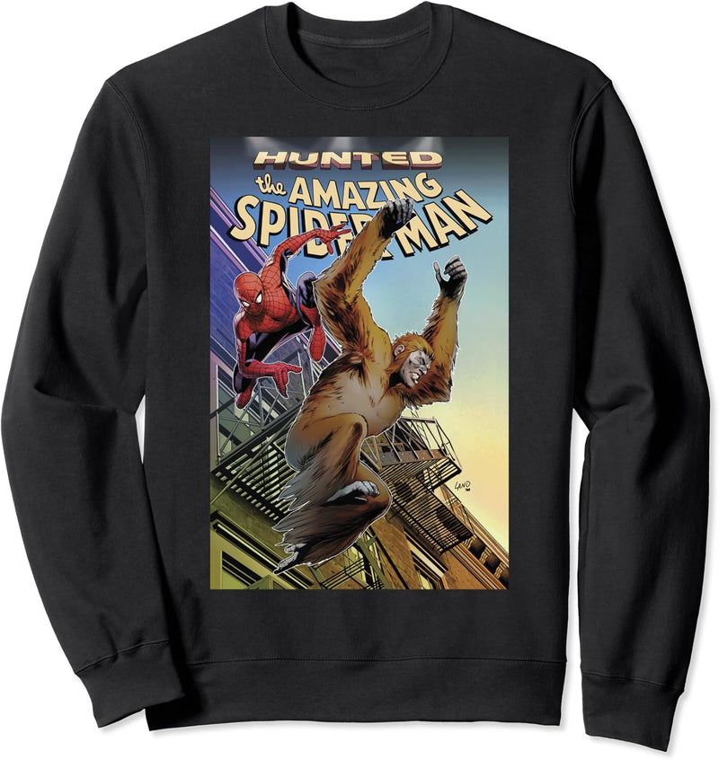 Marvel The Amazing Spider-Man Hunted Comic Cover Sweatshirt