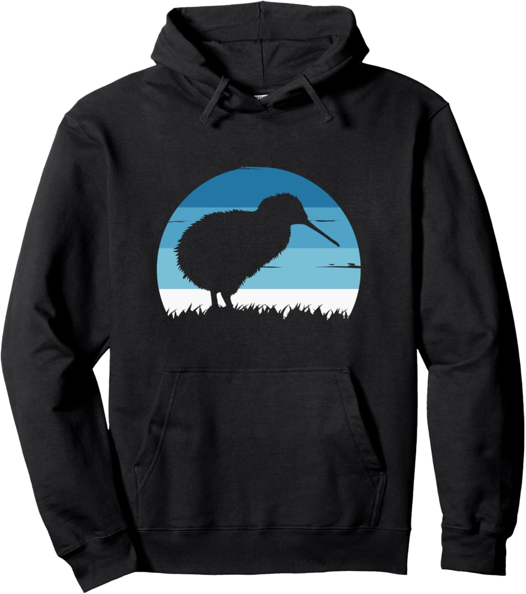 Retro Kiwi Pullover Hoodie