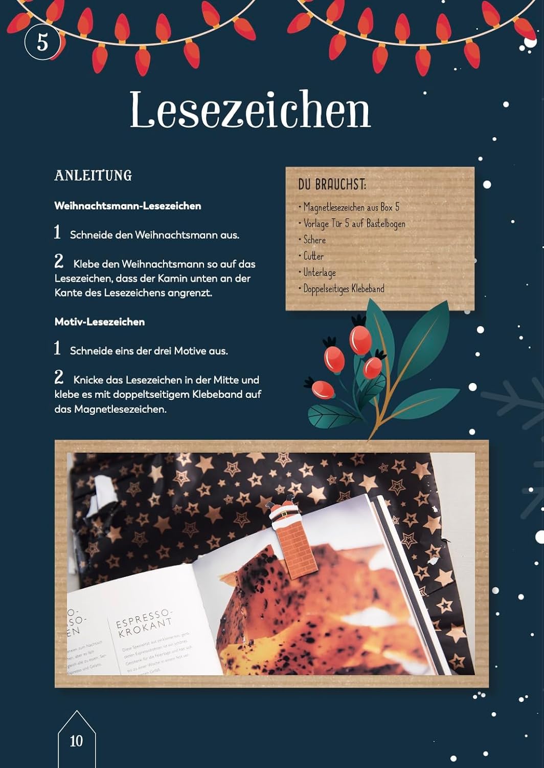 Ho Ho Ho - Der kreative Adventskalender. 24 Projekte zum Basteln, Backen, Gärtnern und mehr. Mit Anl