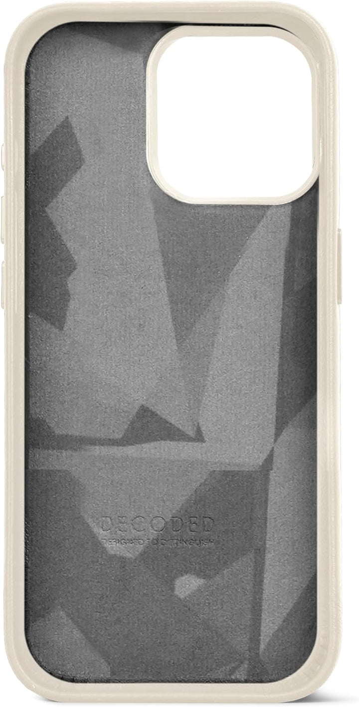 Decoded Hülle für iPhone 15 Pro Max, Premium Europäisches Leder, Lederhülle Extra Dünn, Premium Hand