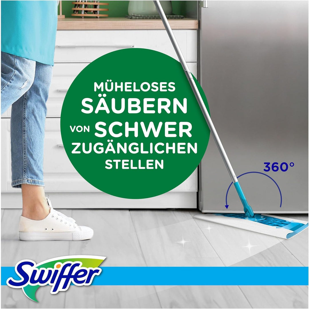 Swiffer Bodenwischer Nachfüllpackung, Feuchte Bodentücher mit Citrusfrische-Duft, 60 Stück, Für Eine