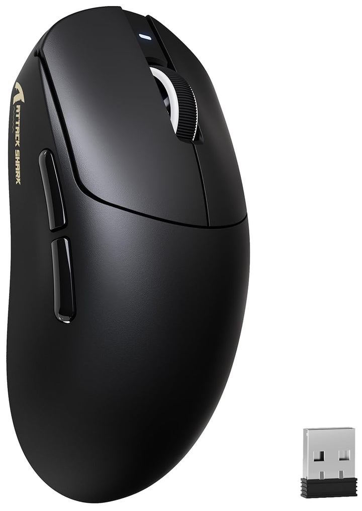 MAMBASNAKE Attack Shark X8PLUS Kabellose Gaming-Maus, PixArt PAW3395PRO-Sensor, 40000 DPI, BT/2,4 GH
