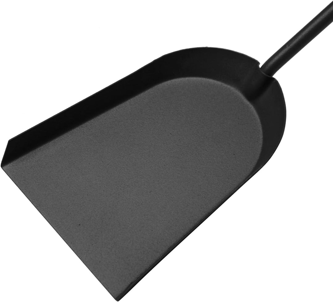 raik R1001 Kaminbesteck Albert, 4-teilig, schwarz, Edelstahlgriffe, 66 cm