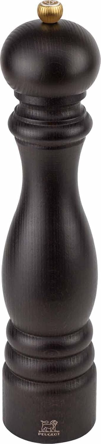 Peugeot Paris Manuelle Salzmühle, Klassische Mahlgradeinstellung, Höhe: 30 cm, Holz, Braun, 870430/S
