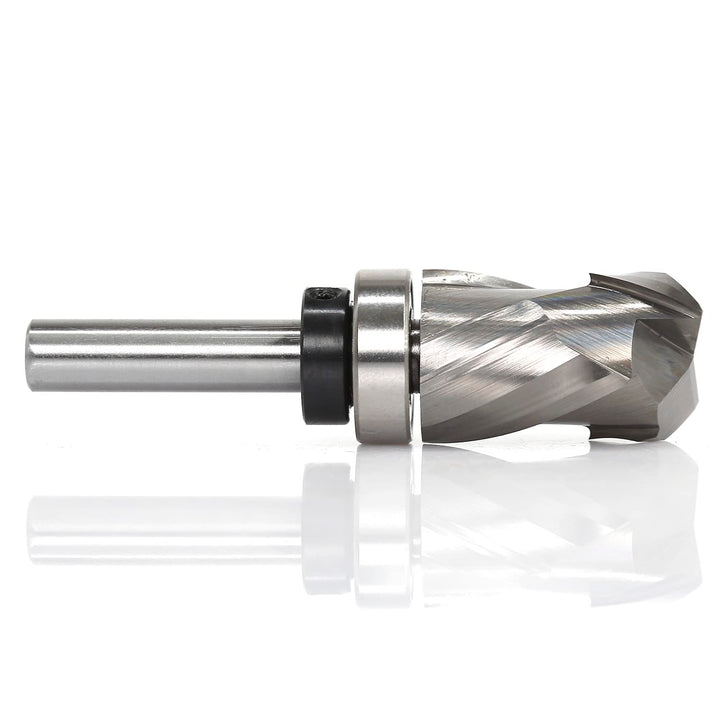 Sinoprotools Spiralfräser 8mm Schaft VHM Fräser,Kopierfräser mit 30mm Schnittlänge,Up-Down Cut Kompr