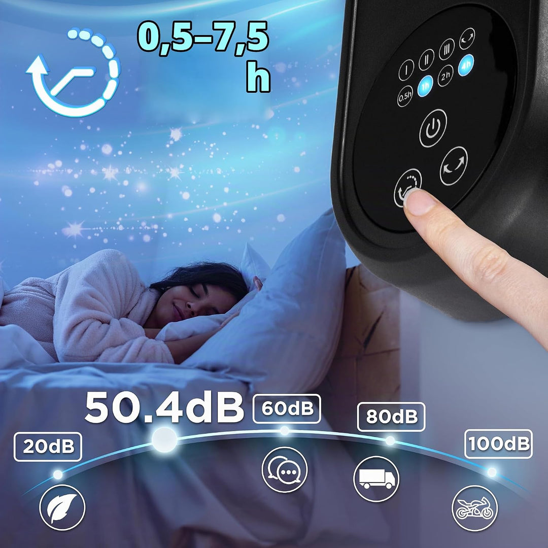 Duronic FN12 Wandventilator, Ventilator zur Montage, mit Fernbedienung | 3 Geschwindigkeiten, Wandkü