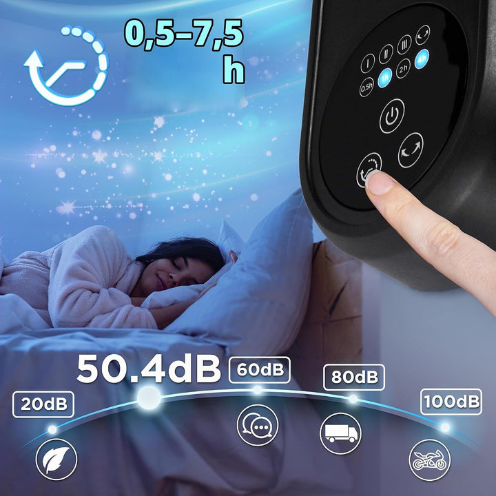 Duronic FN12 Wandventilator, Ventilator zur Montage, mit Fernbedienung | 3 Geschwindigkeiten, Wandkü