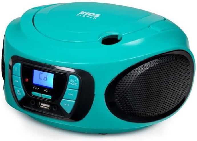 Tragbarer CD-Radio-Player BIGBEN Interaktiv, USB BT Blau