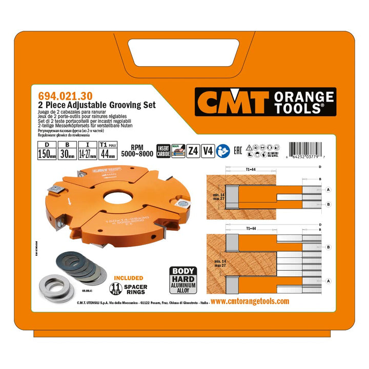 CMT 694.004.40 – Cabezal multiradio konkav R = 15/20 D = 147 x 45 x 40