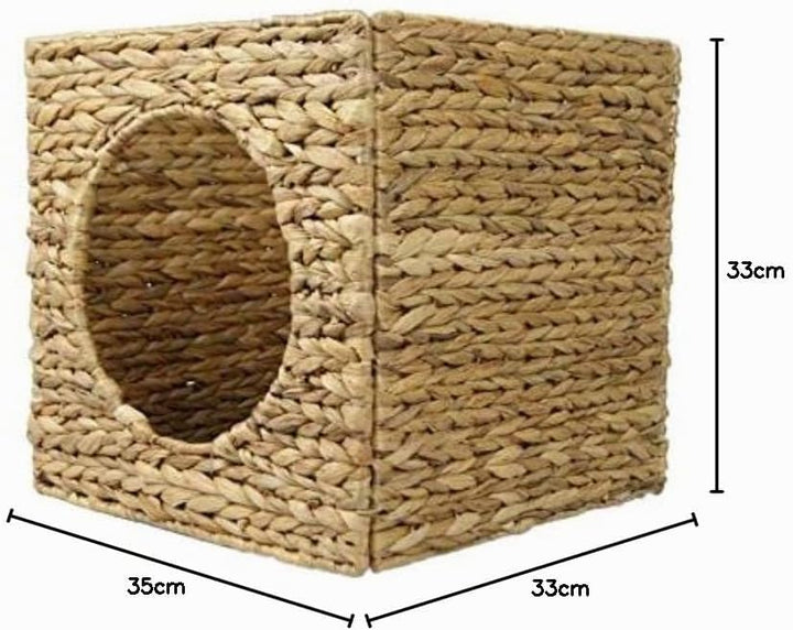Lycce Katzenhöhle Regalkorb Kally Wasserhyazinthe 33cm x 33cm x 33cm