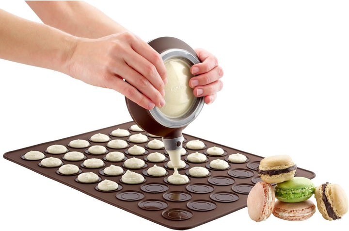 Lékué Macarons-Backset, braun A 30 cm, A 30 cm