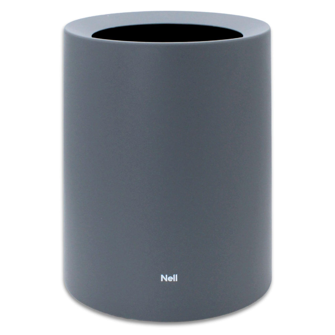 Nell 12L Mülleimer Büro Grau Matt – Ideal für Büro, Küche und Wohnzimmer, Eleganter und vielseitiger