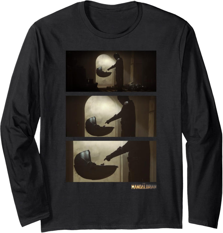 Star Wars The Mandalorian The Child Panel Stack Langarmshirt