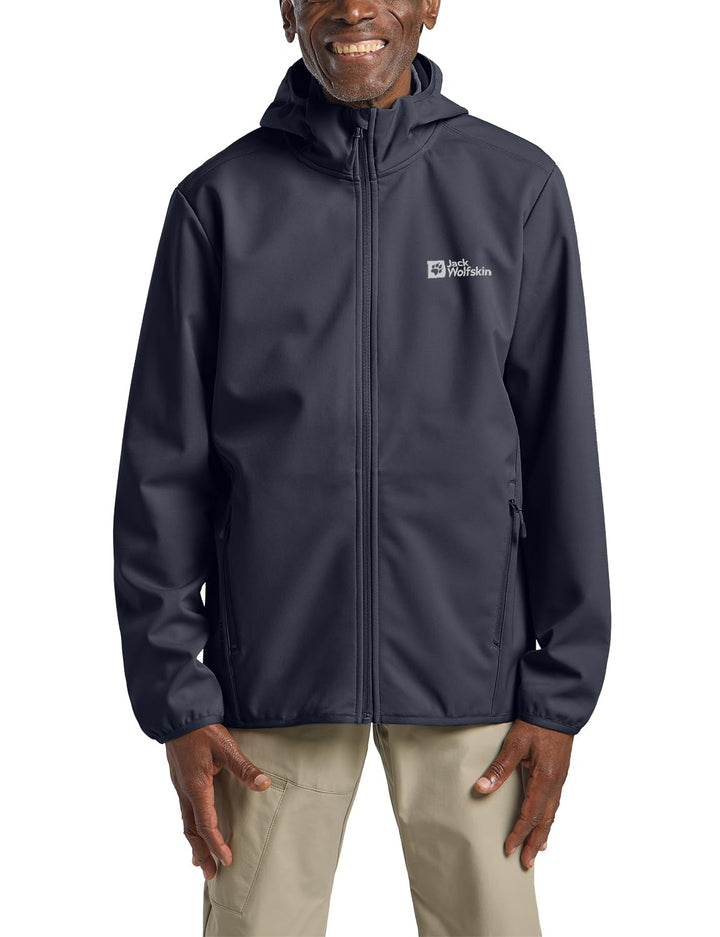Jack Wolfskin Herren Bornberg Hoody M Softshelljacke 3XL night blue, 3XL night blue