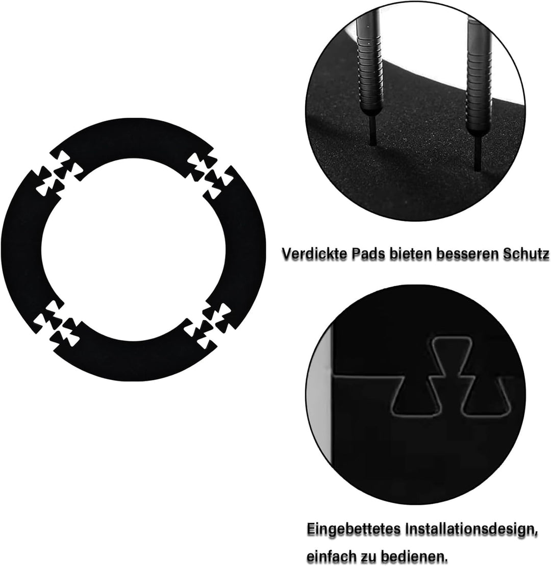 Mailfull Dart Surround, Auffangring Dartscheibe Schutzring, Eva Dart Wandschutz, Dartscheibe Surroun