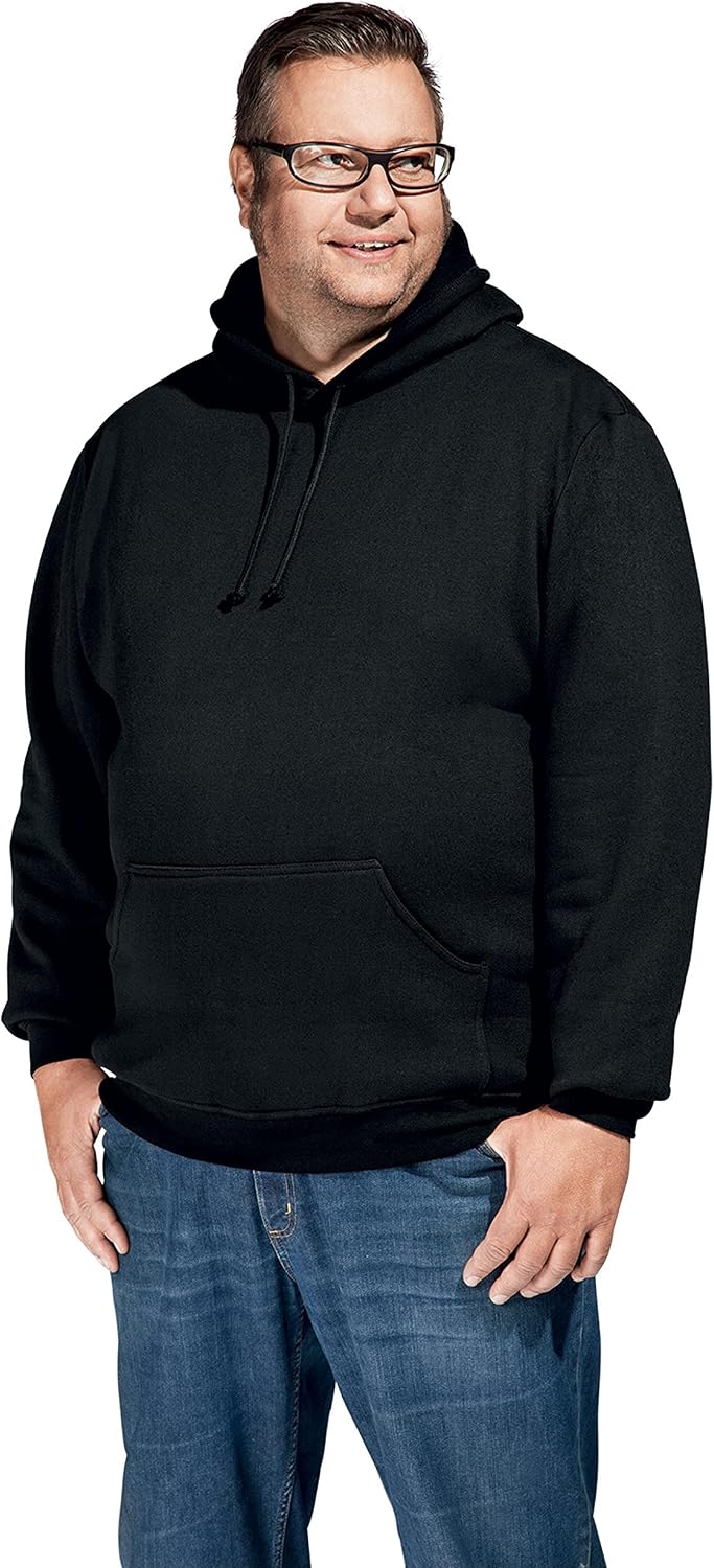 Basic Hoodie 80-20 Herren, Schwarz, XXL