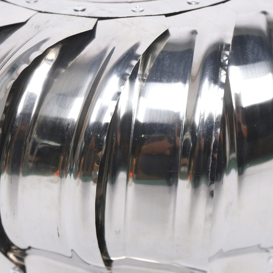 Schornsteinaufsatz Lüftungsaufsatz Edelstahl Drehbarer Kugelaufsatz 160 mm Turbo Kaminaufsatz für In