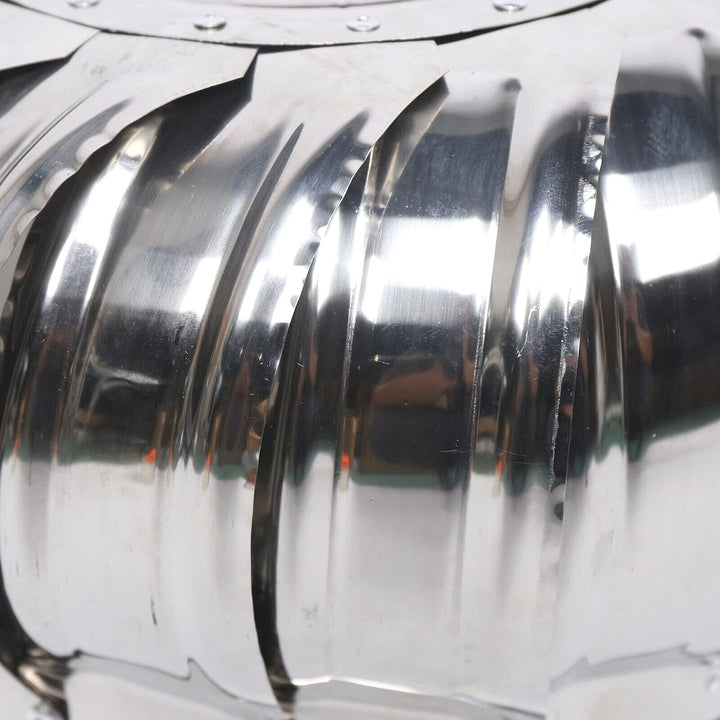 Schornsteinaufsatz Lüftungsaufsatz Edelstahl Drehbarer Kugelaufsatz 160 mm Turbo Kaminaufsatz für In