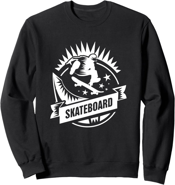Skateboard - Skateboarding Skaten Geschenk Spruch Sweatshirt