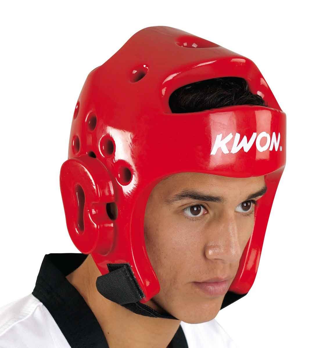 KWON Kopfschutz PU M rot