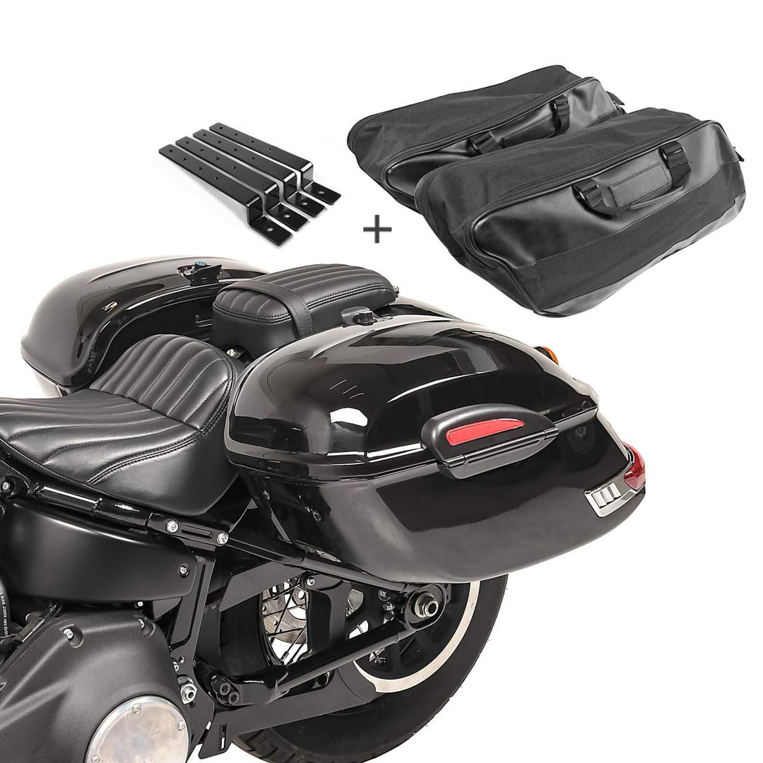 Set Koffer Delaware + Innentaschen kompatibel mit Harley Davidson Touring 94-22