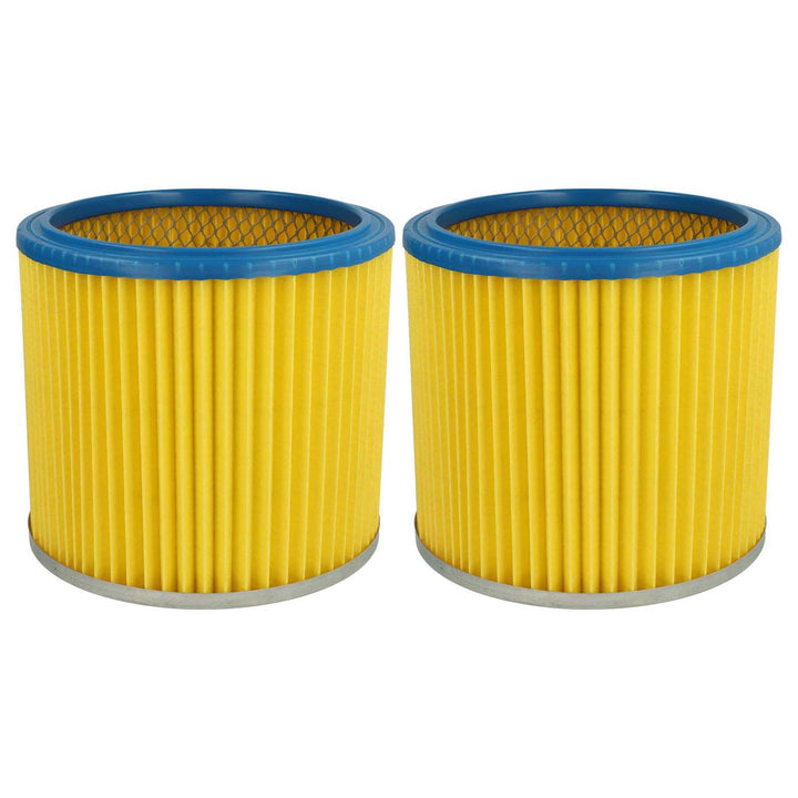 vhbw 2x Faltenfilter kompatibel mit Metabo AS 8000 Staubsauger