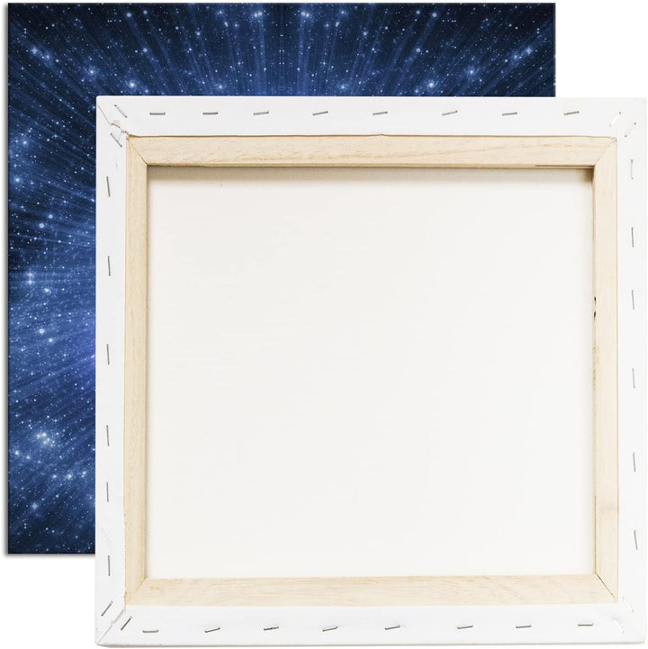 Yoga Meditation Format: 70x70 als Leinwandbild, Motiv fertig gerahmt auf Echtholzrahmen, Hochwertige