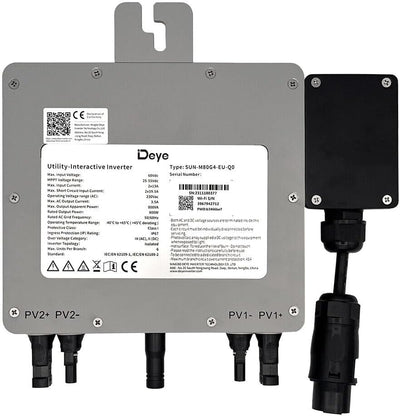 home Trends® SUN-M80G4-EU-Q0 800W Mikro Wechselrichter Neue Generation Externe Ralais Solar PV mit 5