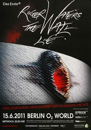 Roger Waters - Berlin, Berlin 2011 » Konzertplakat/Premium Poster | Live Konzert Veranstaltung | DIN