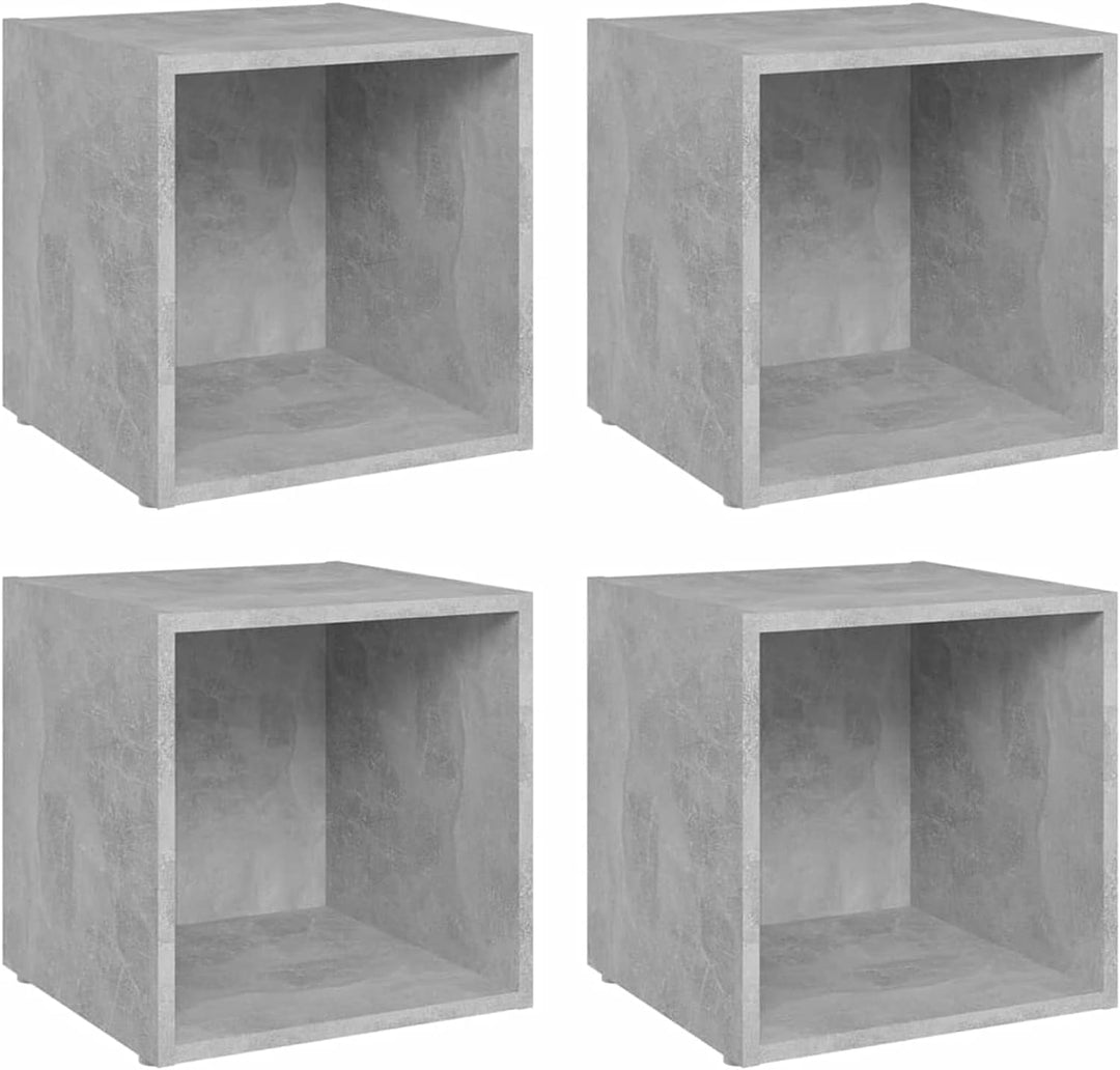 Susany 4X TV Schrank 1 Fach Lowboard TV Möbel Tisch Board Sideboard Fernsehtisch Fernsehschrank HiFi