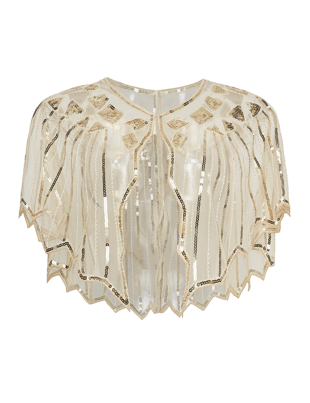 BABEYOND Damen Umschlagtücher Stola für Abendkleid 1920s Retro Schal Hochzeit Party Braut Schal Gats