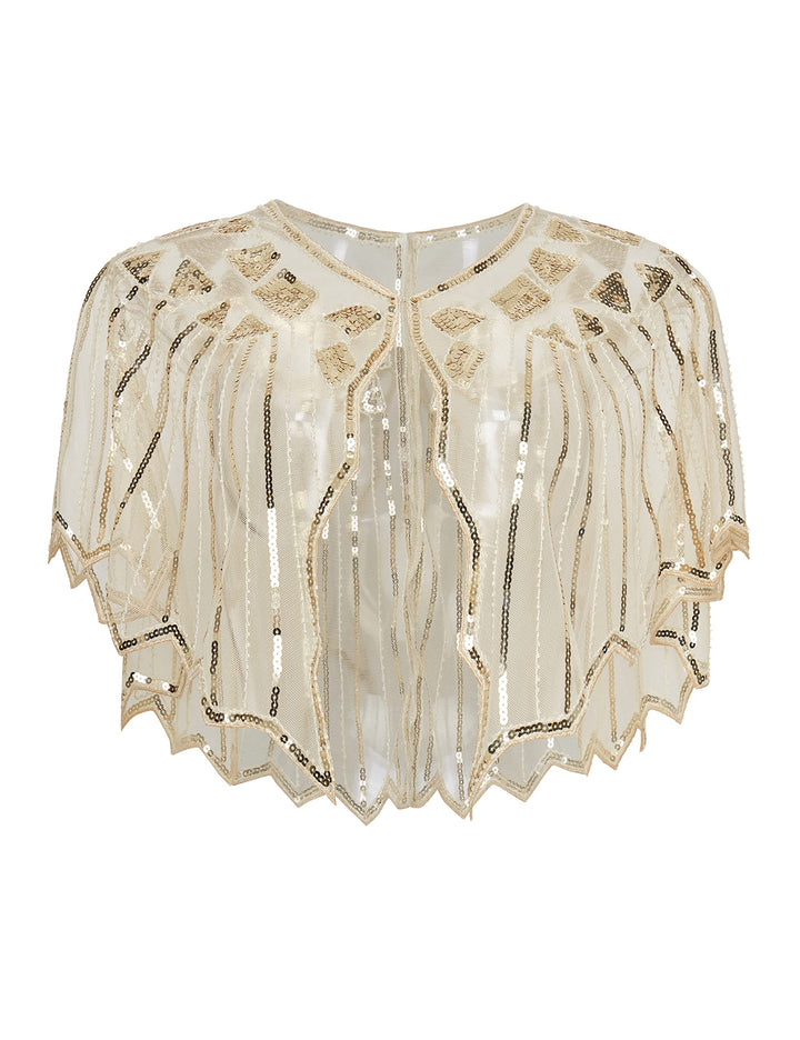 BABEYOND Damen Umschlagtücher Stola für Abendkleid 1920s Retro Schal Hochzeit Party Braut Schal Gats