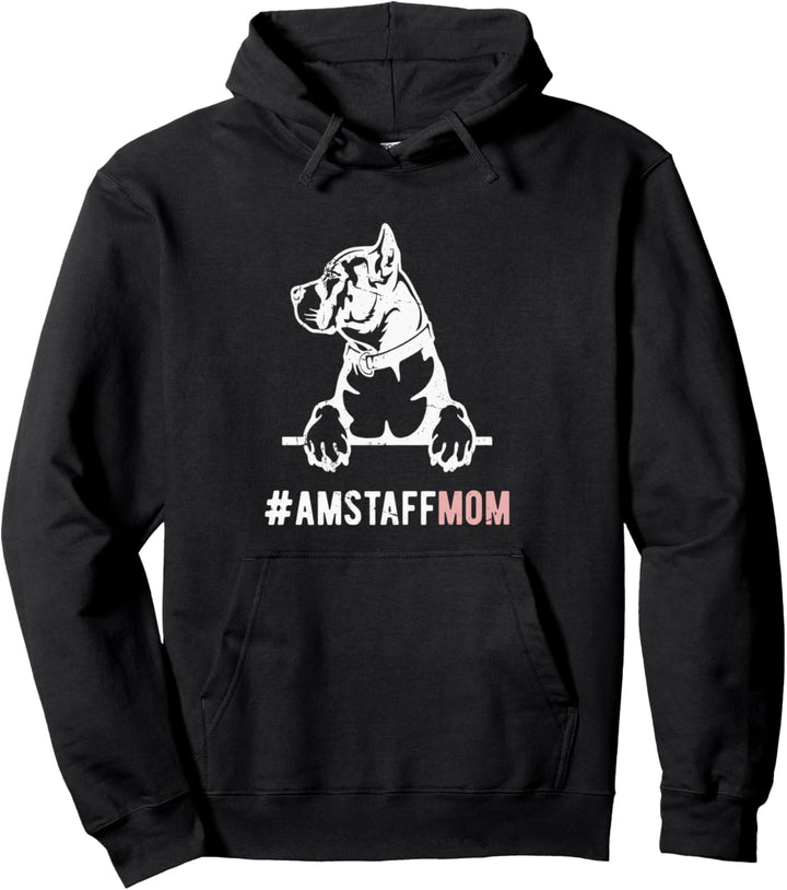 Amstaff Mama Geschenk für Frauen American Staffordshire Terrier Pullover Hoodie