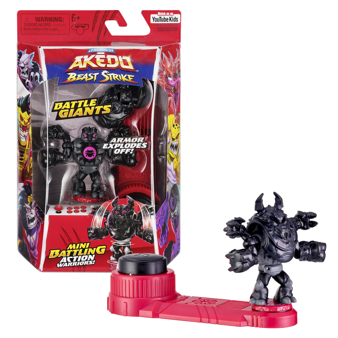 Legends of Akedo Beast Strike Battling Riesige Schattenroache, Mini Battling Warriors, Rüstung explo