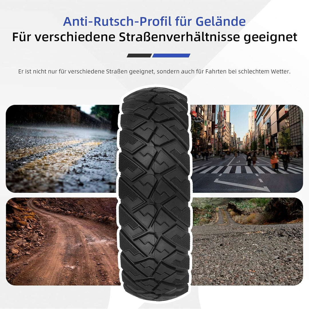 ulip 70/60-7.5 Elektroroller Vollreifen für Segway Ninebot G3/ZT3/ZT3 Pro Roller, Ersatzreifen vorne