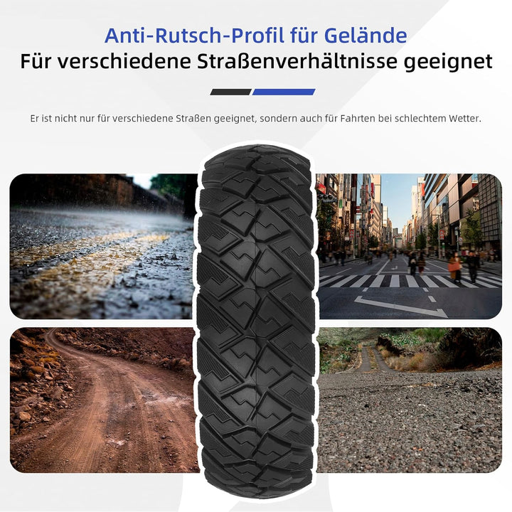 ulip 70/60-7.5 Elektroroller Vollreifen für Segway Ninebot G3/ZT3/ZT3 Pro Roller, Ersatzreifen vorne