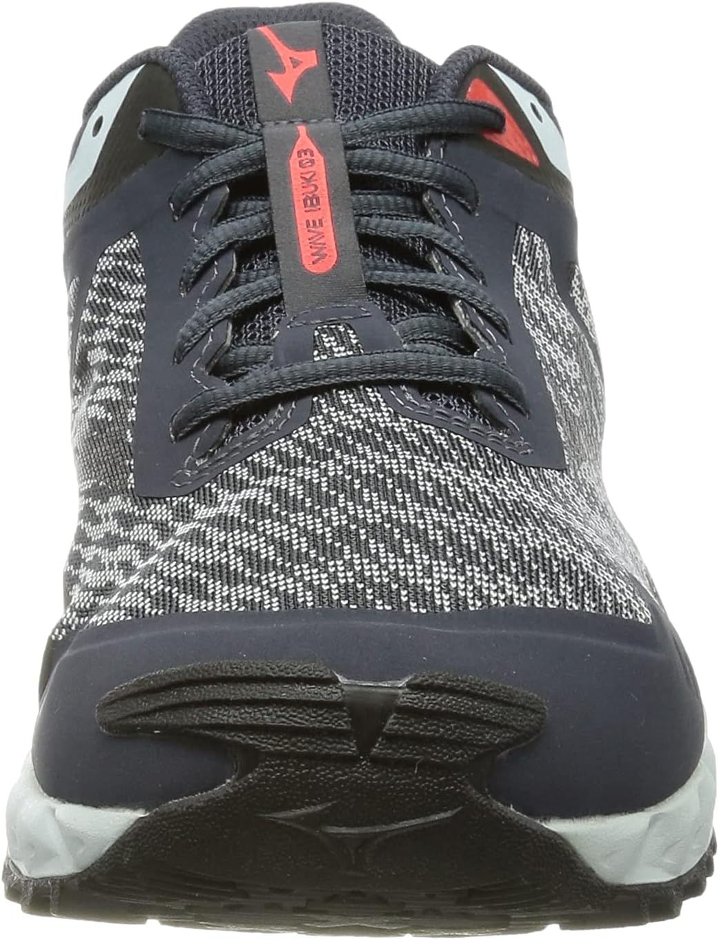 Mizuno Wave Ibuki 3 Herren Traillaufschuh 40.5 EU Indiaink Black Wanblue, 40.5 EU Indiaink Black Wan