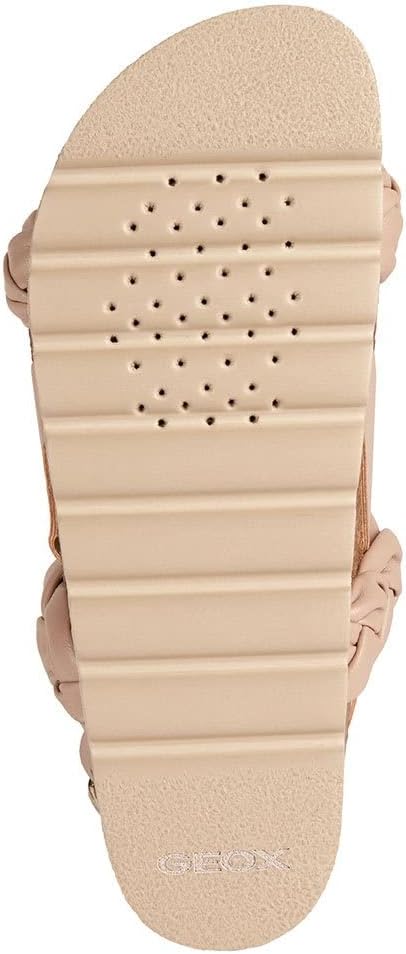 Geox Mädchen D Brionia High Sandal 36 EU Nude, 36 EU Nude
