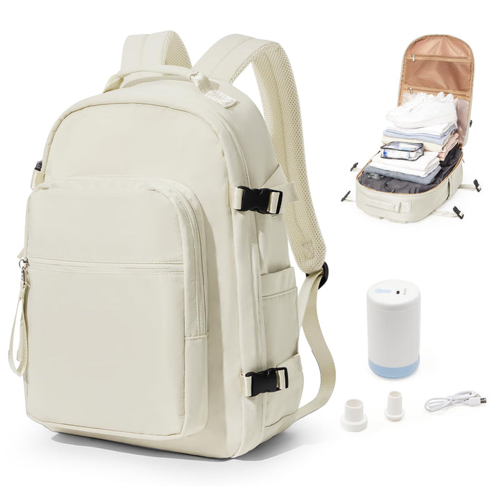 Vakuum Rucksack,Airbag Rucksack Handgepäck Flugzeug,Easyjet Handgepäck 45x36x20,Vakuum Reiserucksack