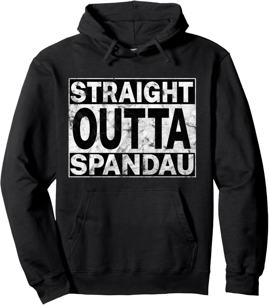Straight Outta Spandau Berlin Pullover Hoodie