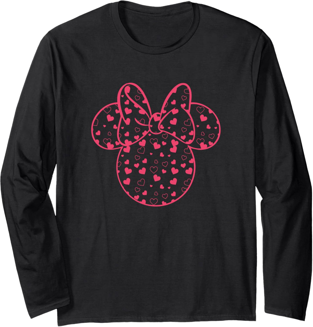 Disney Mickey And Friends Minnie Valentinstag Heart Fill Langarmshirt
