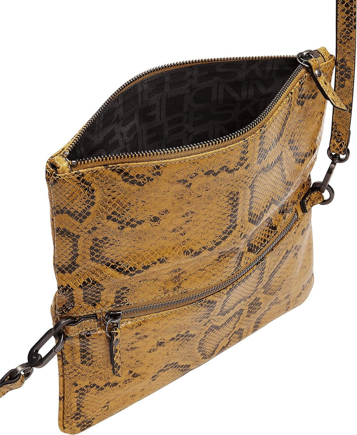 Liebeskind Damen Aloe Snake Umhängetasche Dijon - 1587, Dijon - 1587